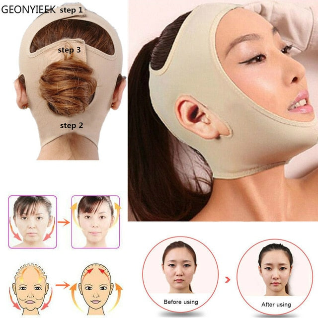 Delicate Facial Thin Face Mask Slimming Bandage Skin Care turkey neck –  PopRox Custom Crafts