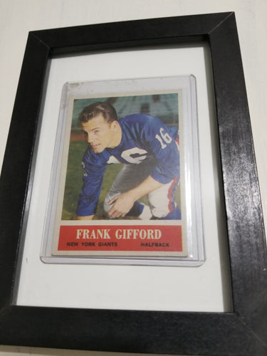 Frank Gifford 64 playing card