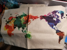 World Map Pillowcase