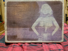 Vintage Marilyn Monroe print on reclaimed wood