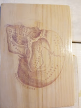 Vintage SKULL hand crafted wall plaque