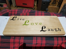 Live, Love, Laugh Hand crafted wall plaque