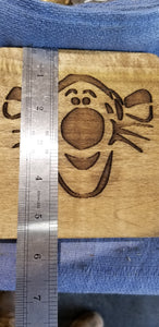 Pooh Tigger 2 Sided flip art OOAK