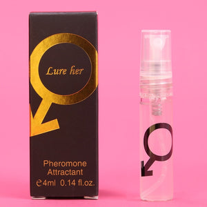 4ML Pheromone Perfume Aphrodisiac Woman Orgasm Body Spray Flirt Perfume Attract Girl Caution! Use Sparingly! Too Powerful Attractant  for Men Lubricants for Sex