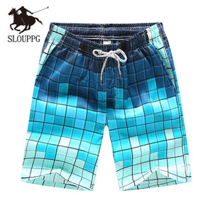 2019 new couple casual beach pants swimming trunks large size men's quick-drying European and American trend breathable shorts