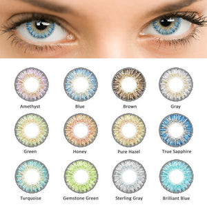 2pcs Cosplay DIY Cosmetic Eye Makeup Tool Colorful Big Eyes Sexy Mini Travel Colorful Invisible Party Supplies