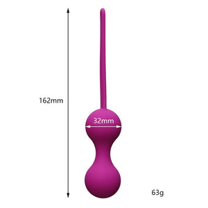 Safe Silicone Kegel Ball Ben Wa Ball Vagina Tighten Exercise Pelvic Floor Vibrator Vaginal Geisha Ball Sex Toy for Women