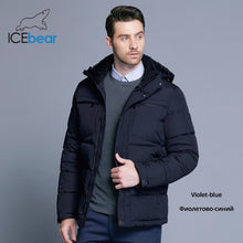 ICEbear 2019 Mens Winter Solid Parka Warm Jackets Simple Hem Practical Waterproof Zipper Pocket High Quality Parka B17MD940D