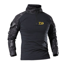 Daiwa Fishing Clothes Summer Sun Protection Fishing T Shirt Army Breathable Anti-Mosquito Outdoor Camping Travel Fishing Shirt
