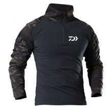 Daiwa Fishing Clothes Summer Sun Protection Fishing T Shirt Army Breathable Anti-Mosquito Outdoor Camping Travel Fishing Shirt