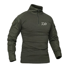 Daiwa Fishing Clothes Summer Sun Protection Fishing T Shirt Army Breathable Anti-Mosquito Outdoor Camping Travel Fishing Shirt
