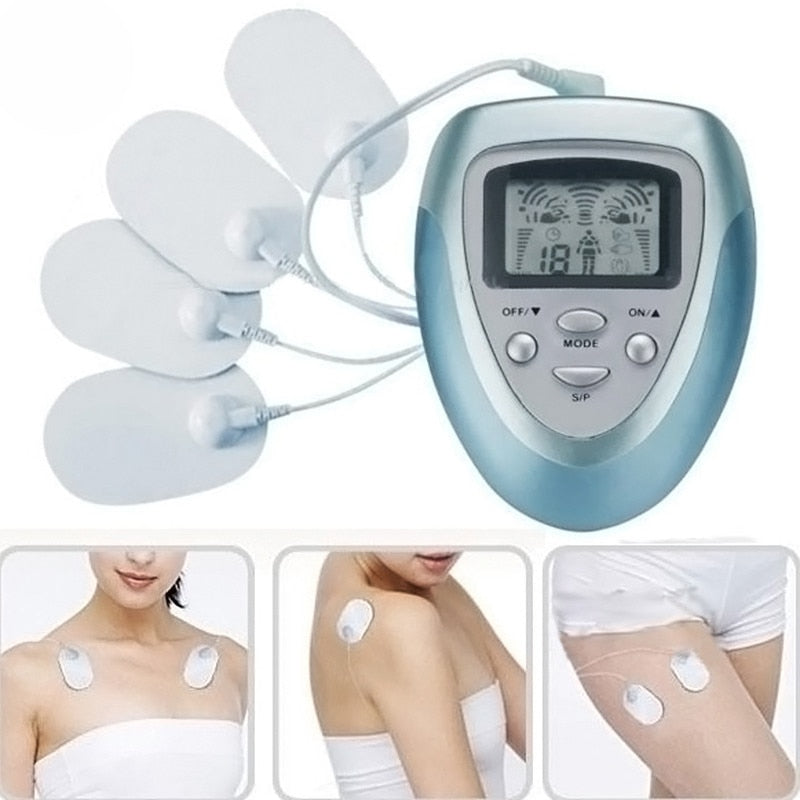 Therapy Body Care Slimming Massager Vibrator Belt Muscle Massager Electronic Pulse Burn Fat Relaxation Massage LCD Screen