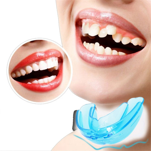 1Pcs Soft Orthodontic Brace Buck Teeth Retainers Boxing Tooth Protector Dental Mouthpieces Orthodontic Appliance Trainer