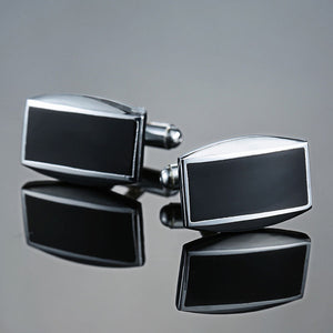 Factory direct sales wholesale French shirt cuff Cufflink button gold silver men fashion brand double leather Cufflinks