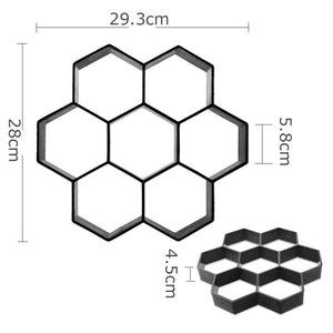 Manually Paving Cement Brick Molds DIY Plastic Path Maker Mold Garden Stone Road Concrete Molds For Garden Home