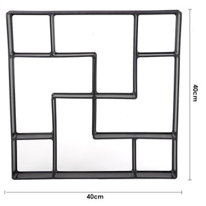 Manually Paving Cement Brick Molds DIY Plastic Path Maker Mold Garden Stone Road Concrete Molds For Garden Home