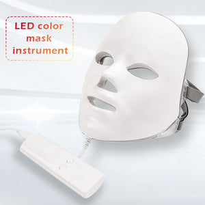 7 Colors Led Facial Mask Led Korean Photon Therapy Face Mask Machine Light Therapy Acne Mask Neck Beauty Spa Led Mask